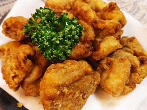 鶏の塩ニンニクから揚げ